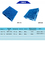 پالت پلاستیکی صادراتی با اندازه یورو پالت HDPE برای حمل و نقل