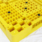 پالت های پلاستیکی زرد PP HDPE با مواد 100٪ بکر قابل رویت کردن