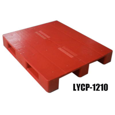 پالت پلاستیکی بالا تخت قرمز Hdpe پالت پلاستیکی تقویت شده فولادی SGS