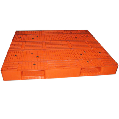 پالت های پلاستیکی قابل استفاده مجدد با درجه مواد غذایی نارنجی ساخته شده از پلاستیک بازیافتی