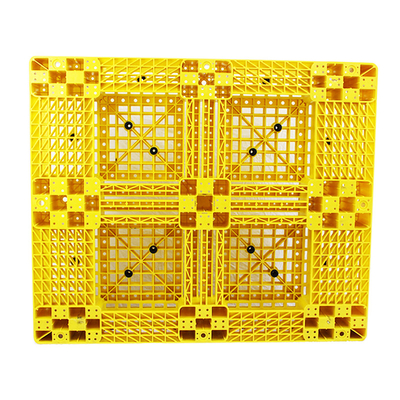 پالت های پلاستیکی زرد PP HDPE با مواد 100٪ بکر قابل رویت کردن
