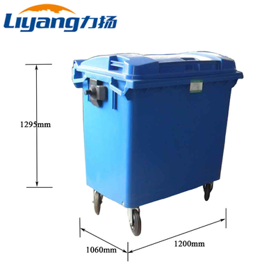 لوگوی سطل زباله پلاستیکی بزرگ سطل زباله سیار 240 لیتری سفارشی شده است
