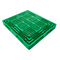 پالت های پلاستیکی 4 راه سبز سبز پالت های HDPE قفسه بندی انبار Nestable