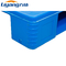 پالت پلاستیکی آبی EPAL یورو پالت HDPE چهار طرفه تک صورت