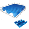 پالت حمل و نقل پلاستیکی اندازه یورو پالت های تقویت شده از فولاد HDPE