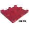 پالت پلاستیکی سفارشی SGS Virgin Anti Impact HDPE پالتs Red