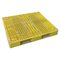 Grid Top Yellow پلاستیک پالتs Euro HDPE پلاستیک پالت for Racking System