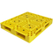 پالت های پلاستیکی زرد توری HDPE سبک وزن 120x100x15 سانتی متر