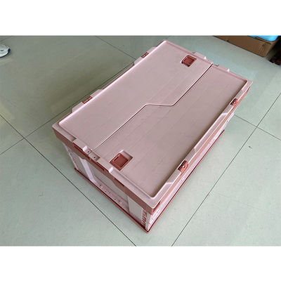جعبه تاشو پلاستیکی HDPE با درب متصل