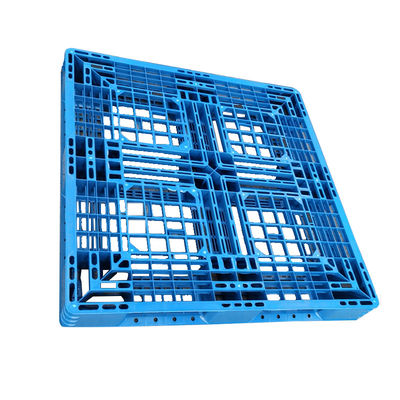 پالت پلاستیکی بهداشتی 100٪ مواد بکر 1100 * 1100 میلی متر فولاد تقویت شده سنگین