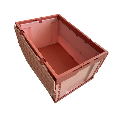 جعبه تاشو پلاستیکی HDPE با درب متصل