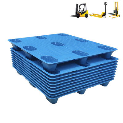 پالت های پلاستیکی حمل و نقل در انبار 9 فوت تک طرفه HDPE